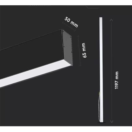 LED-Kronleuchter an Schnur SAMSUNG CHIP LED/40W/230V 3000K/4000K/6400K