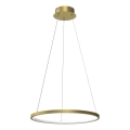 LED-Kronleuchter HOOP LED/27W/230V d 50 cm 4000K golden