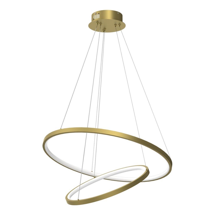 LED-Kronleuchter HOOP LED/51W/230V d 60 cm 4000K golden