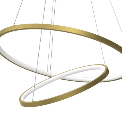 LED-Kronleuchter HOOP LED/51W/230V d 60 cm 4000K golden