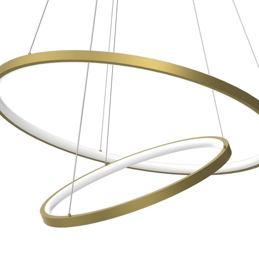 LED-Kronleuchter HOOP LED/51W/230V d 60 cm 4000K golden