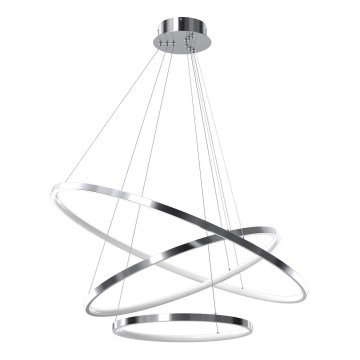 LED-Kronleuchter HOOP LED/93W/230V d 80 cm 4000K glänzendes Chrom