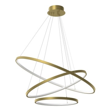 LED-Kronleuchter HOOP LED/93W/230V d 80 cm 4000K golden