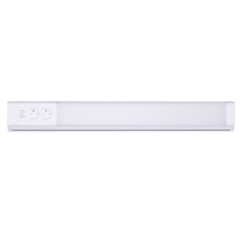 LED-Küchenunterbaubeleuchtung mit Steckdosen LED/10W/230V