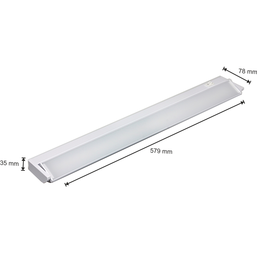LED-Küchenunterbauleuchte LED/10W/230V weiß