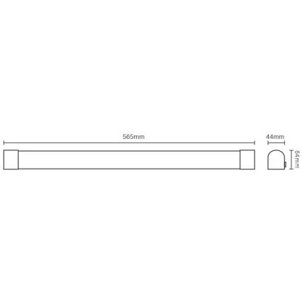 LED-Küchenunterbauleuchte LED/15W/230V IP44