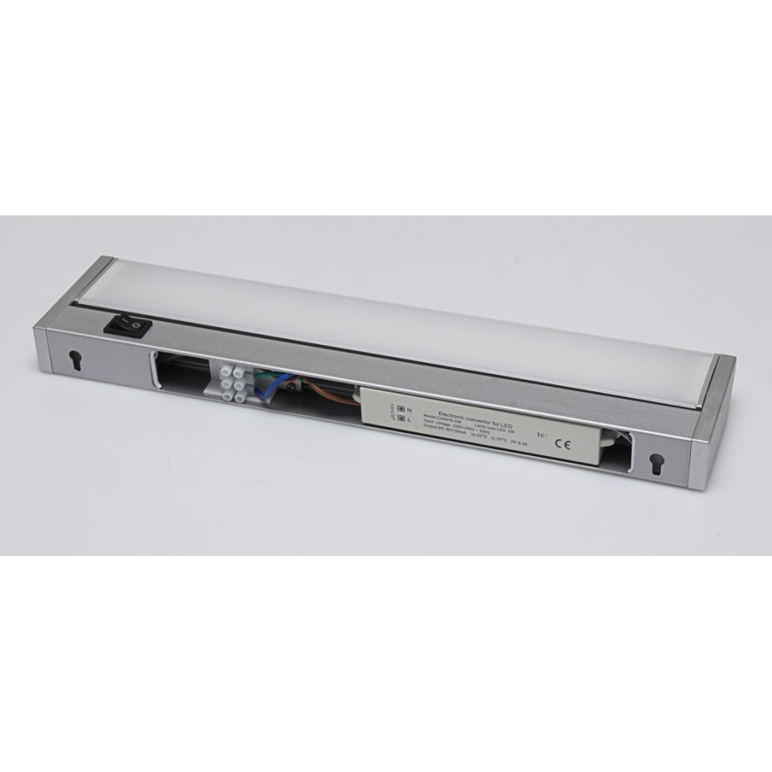 LED-Küchenunterbauleuchte LED/5W/230V silber