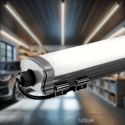 LED-Küchenunterbauleuchte LED/60W/230V 6000K 120 cm IP65 schwarz