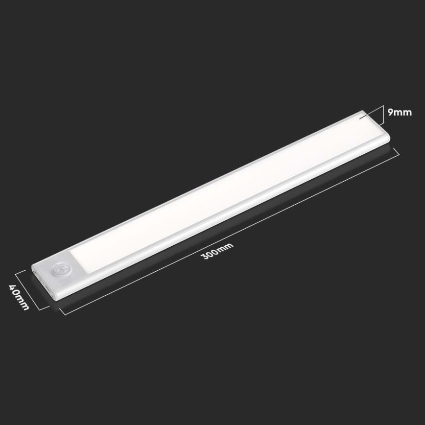 LED-Küchenunterbauleuchte mit Sensor LED/1,5W/5V 1500 mAh 3000K
