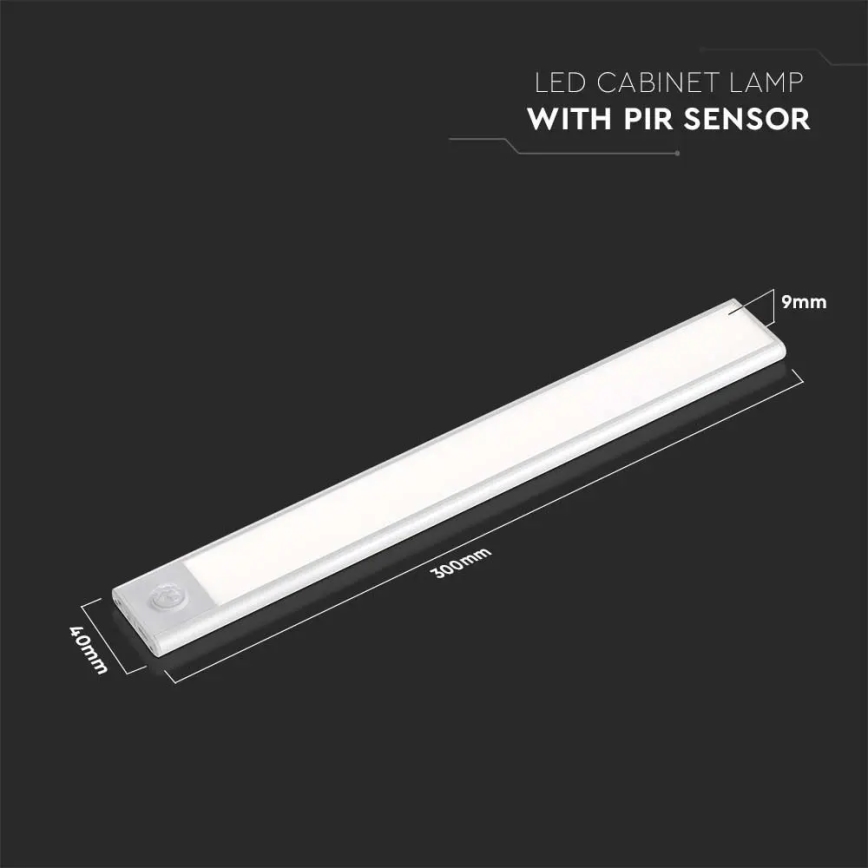 LED-Küchenunterbauleuchte mit Sensor LED/1,5W/5V 3000K 1500 mAh