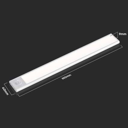 LED-Küchenunterbauleuchte mit Sensor LED/2,5W/5V 3000 mAh 3000K