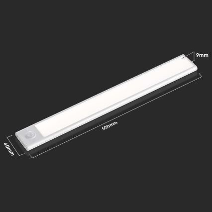 LED-Küchenunterbauleuchte mit Sensor LED/2,5W/5V 4000K 3000 mAh