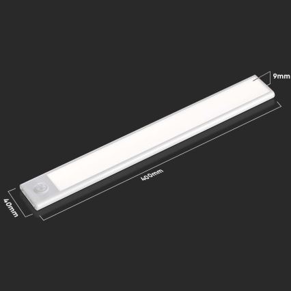 LED-Küchenunterbauleuchte mit Sensor LED/2W/5V 4000K 2200 mAh
