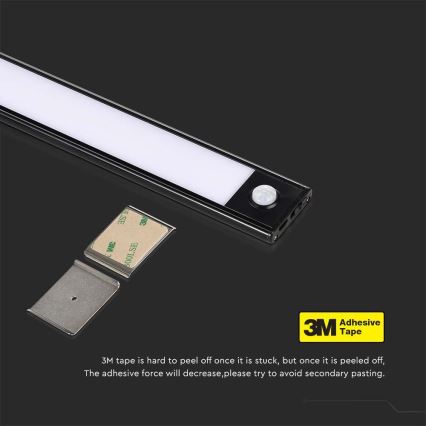 LED-Küchenunterbauleuchte mit Sensor LED/2W/5V 4000K 2200 mAh