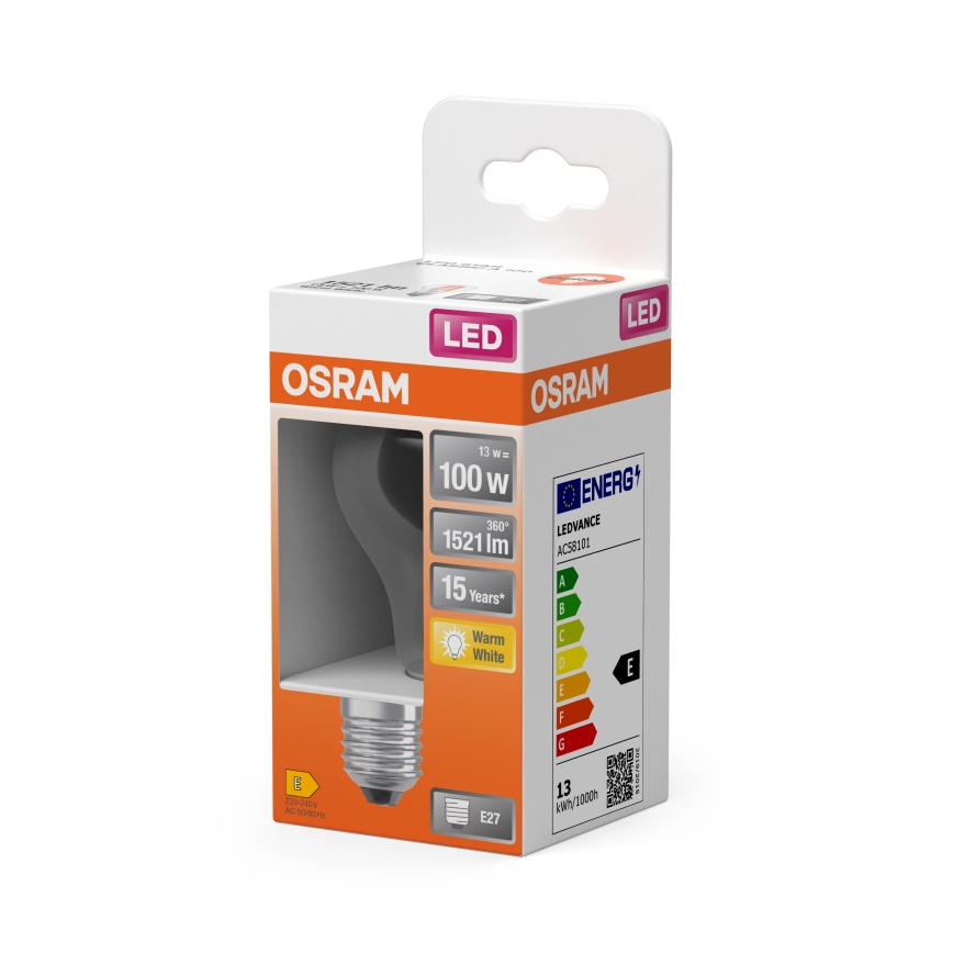 LED-Lampe A60 E27/13W/230V 3000K - Osram