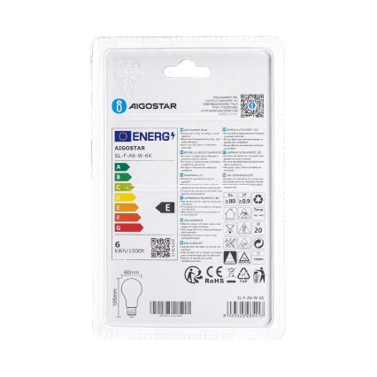 LED-Lampe A60 E27/6W/230V 6500K 330° - Aigostar