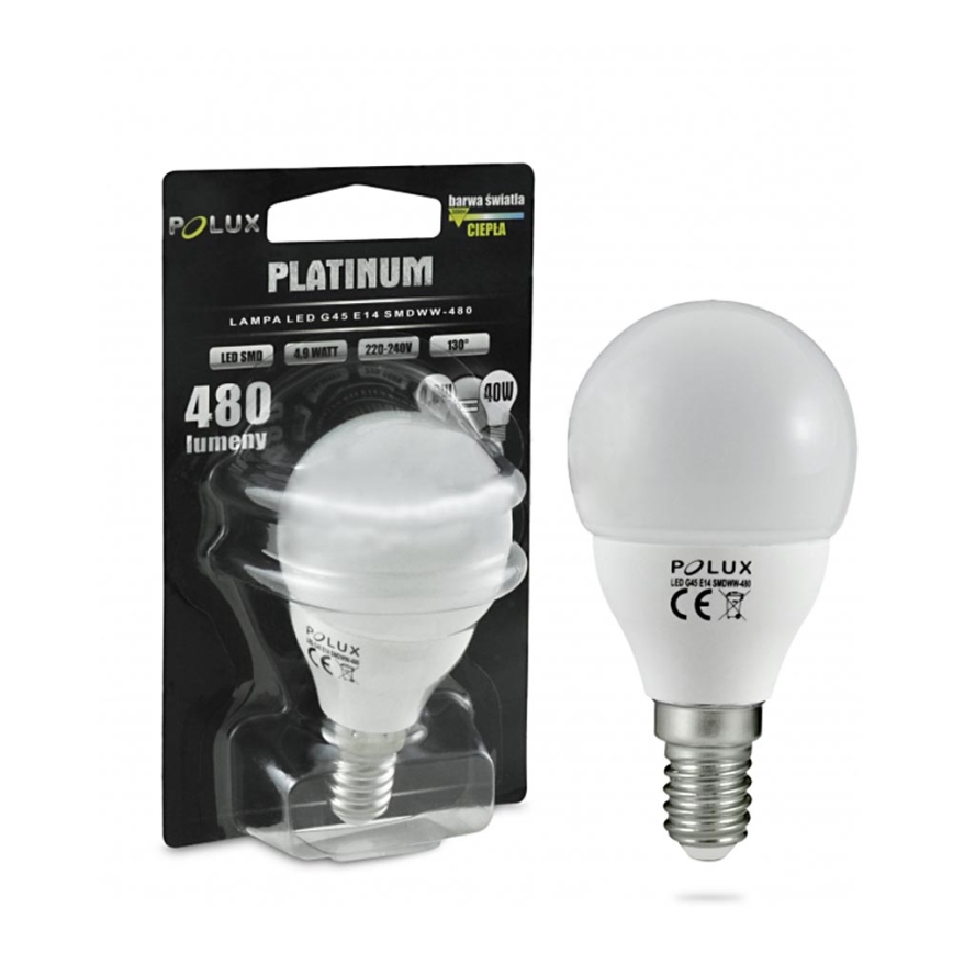 LED-Lampe E14/4,9W/230V 3000K