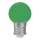 LED Lampe E27/1W/230V 5500-6500K grün