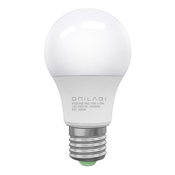 LED-Lampe ECOLINE A60 E27/10W/230V 3000K CRI 92 - Brilagi