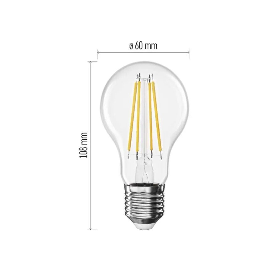 LED-Lampe FILAMENT A60 E27/5W/230V 4000K