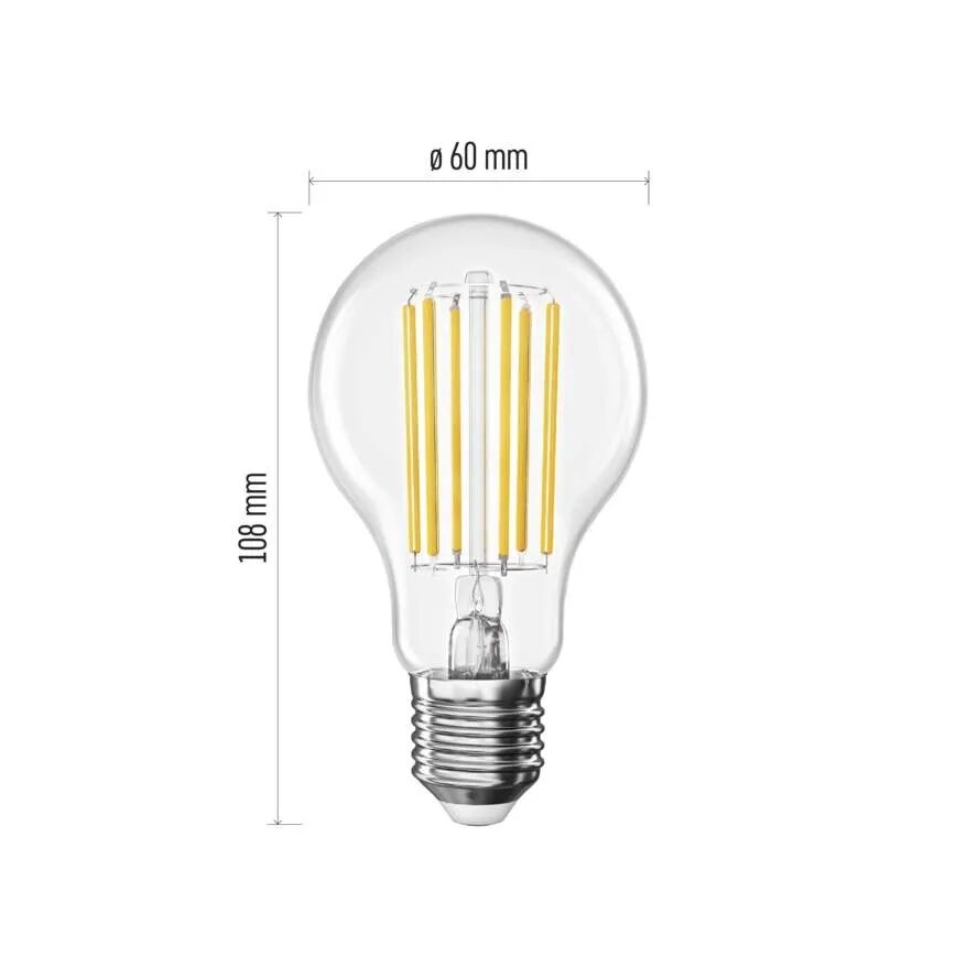 LED-Lampe FILAMENT A60 E27/7,2W/230V 2700K