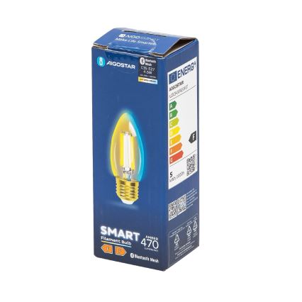 Dimmbare LED-Lampe FILAMENT MESH Smart C35 E27/4,5W/230V 2700-6500K - Aigostar