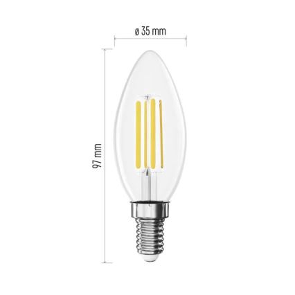 LED-Lampe FILAMENT E14/3,8W/230V 2700K