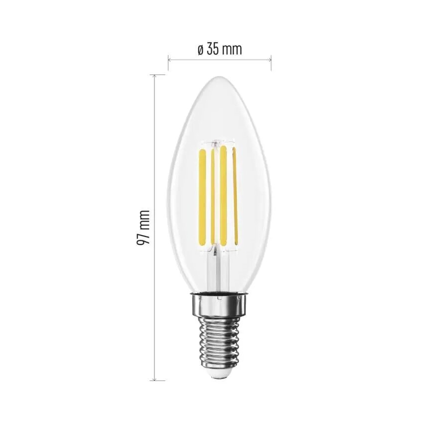 LED-Lampe FILAMENT E14/3,8W/230V 2700K