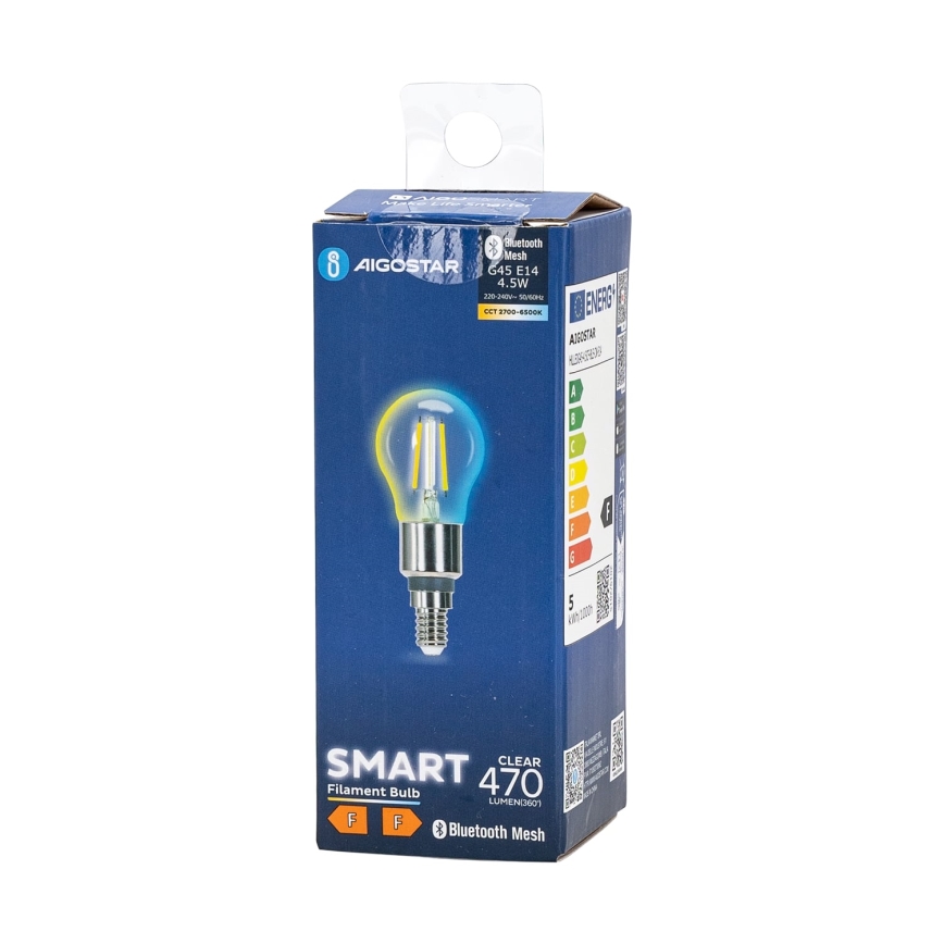 Dimmbare LED-Lampe FILAMENT MESH Smart G45 E14/4,5W/230V 2700-6500K - Aigostar