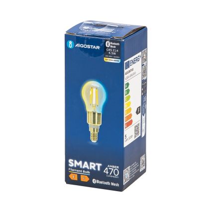 Dimmbare LED-Lampe FILAMENT MESH Smart G45 E14/4,5W/230V 2700-6500K - Aigostar