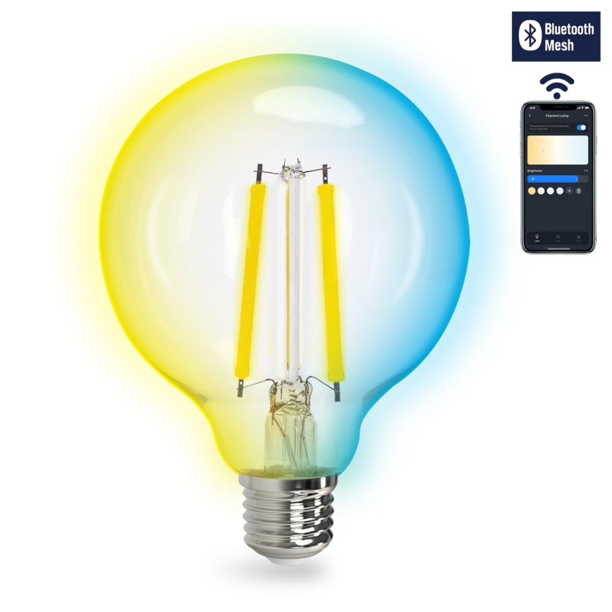 Dimmbare LED-Lampe FILAMENT MESH Smart G95 E27/6W/230V 2700-6500K - Aigostar