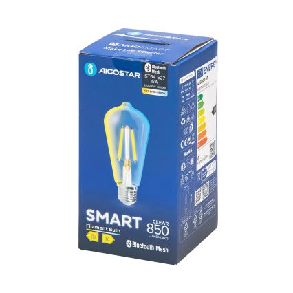 Dimmbare LED-Lampe FILAMENT MESH Smart ST64 E27/6W/230V 2700-6500K - Aigostar
