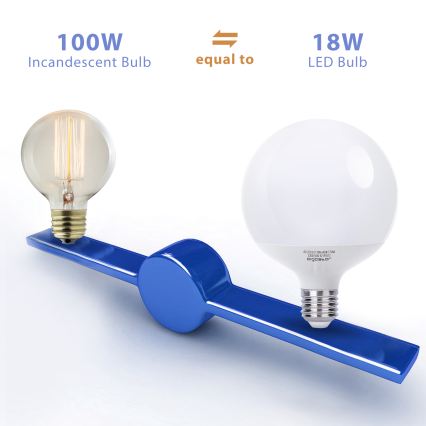 LED-Lampe G120 E27/18W/230V 6500K - Aigostar