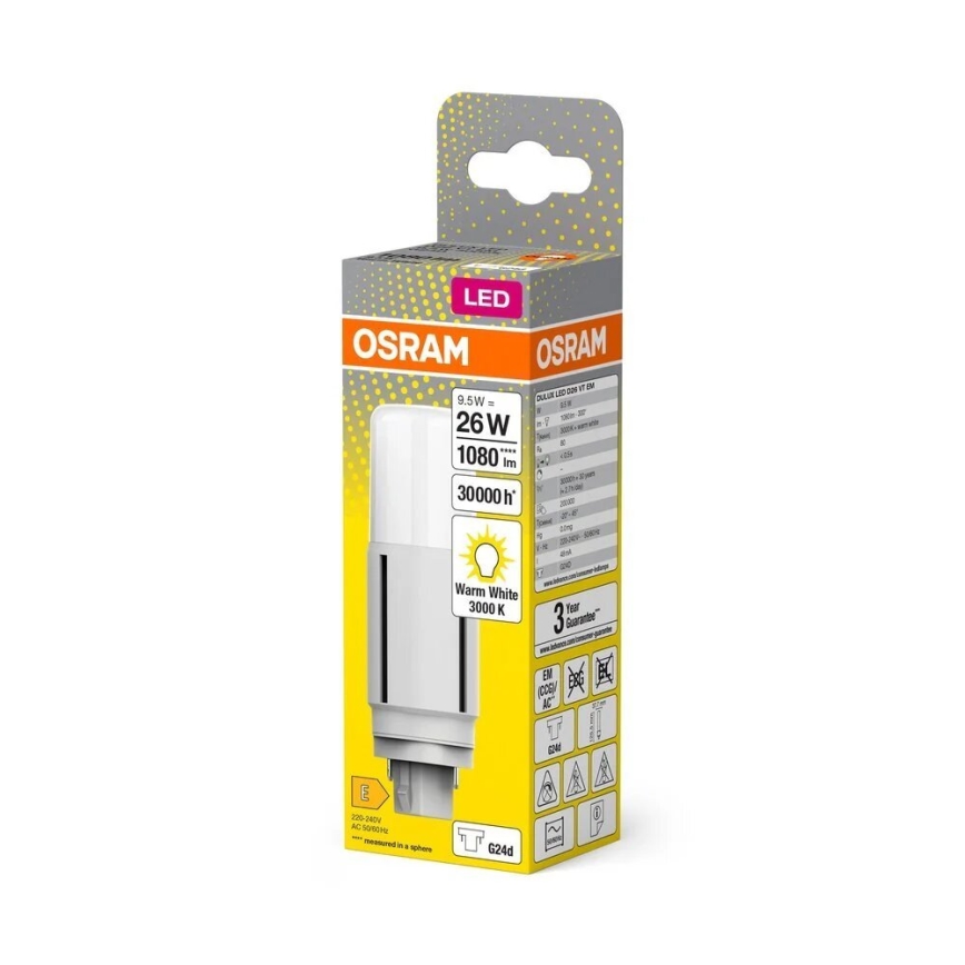 LED-Lampe G24d/9,5W/230V 3000K - Osram
