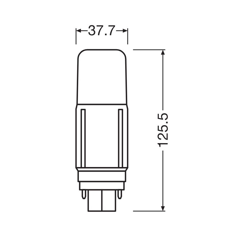 LED-Lampe G24d/9,5W/230V 3000K - Osram