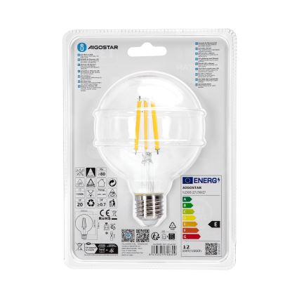 LED-Lampe G95 E27/12W/230V 2700K - Aigostar