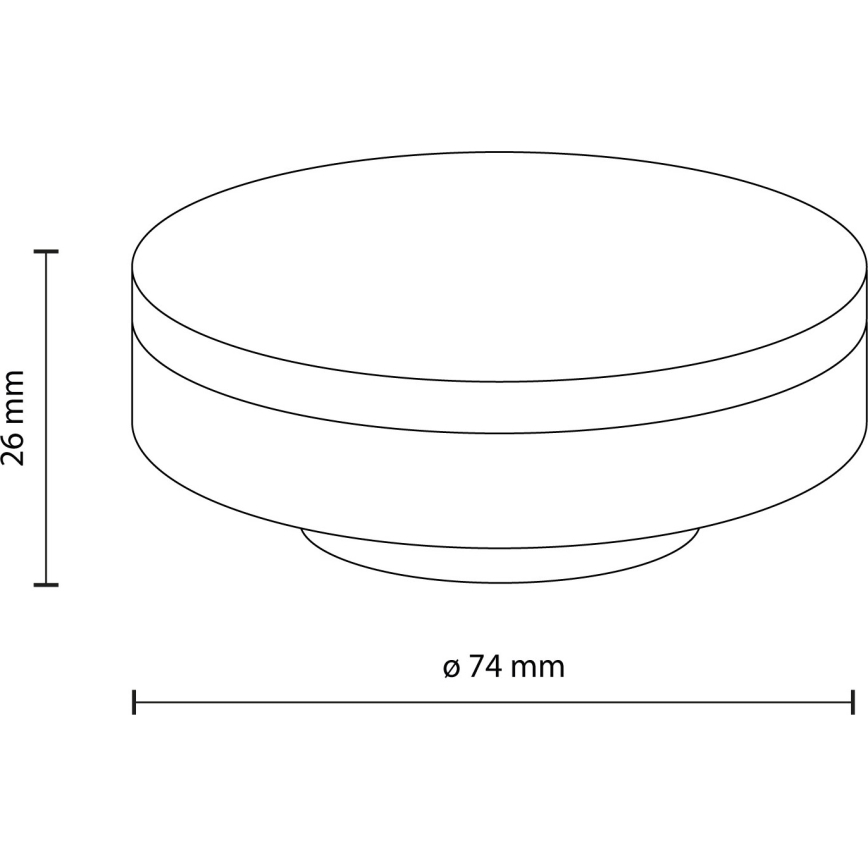 LED-Leuchtmittel GX53/8W/230V 3000K
