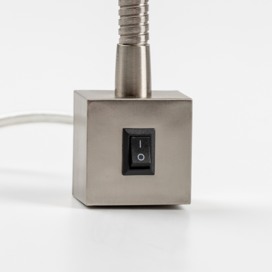 LED-Lampe mit Clip 1xGU10/4,7W/230V mattchrom