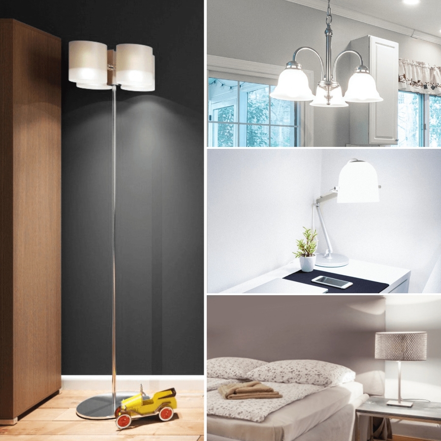 LED-Lampe mit Dämmerungssensor A60 E27/12W/230V 6500 K - Aigostar