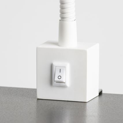 LED-Lampe mit Klemme 1xGU10/4,7W/230V weiß