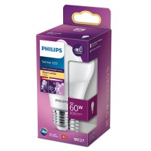 LED-Lampe mit Sensor Philips A60 E27/8W/230V 2700K