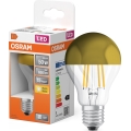 LED-Lampe mit verspiegelter Spitze FILAMENT E27/6,5W/230V 2700K goldfarben - Osram