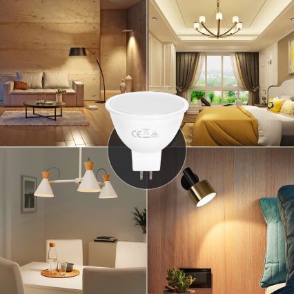 LED-Lampe MR16 GU5,3/4W/12V 3000K - Aigostar