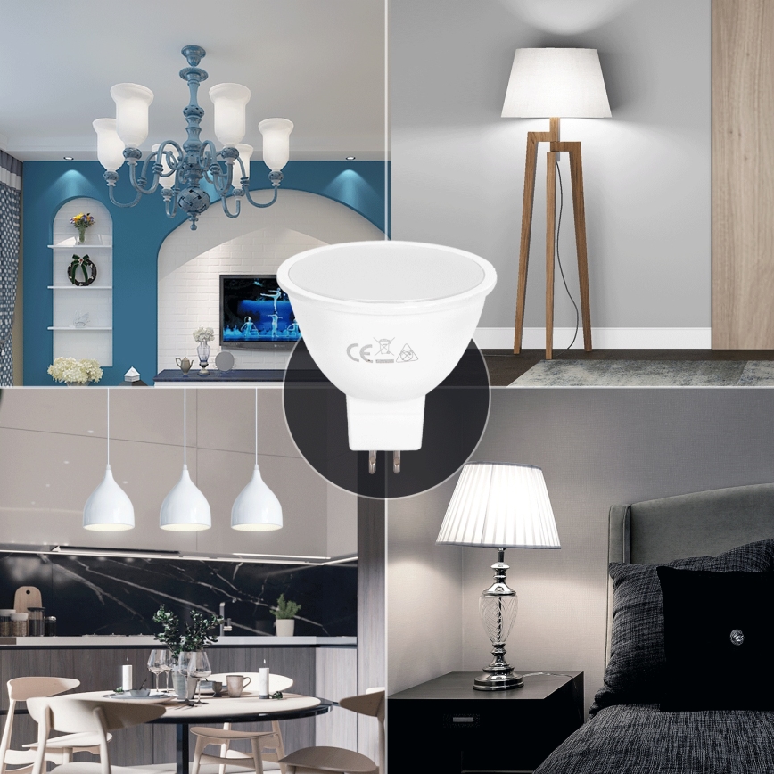 LED-Lampe MR16 GU5,3/4W/12V 6500K - Aigostar