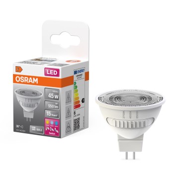 LED-Lampe MR16 GU5,3/5,6W/12V 2700/4000/6500K 36° - Osram