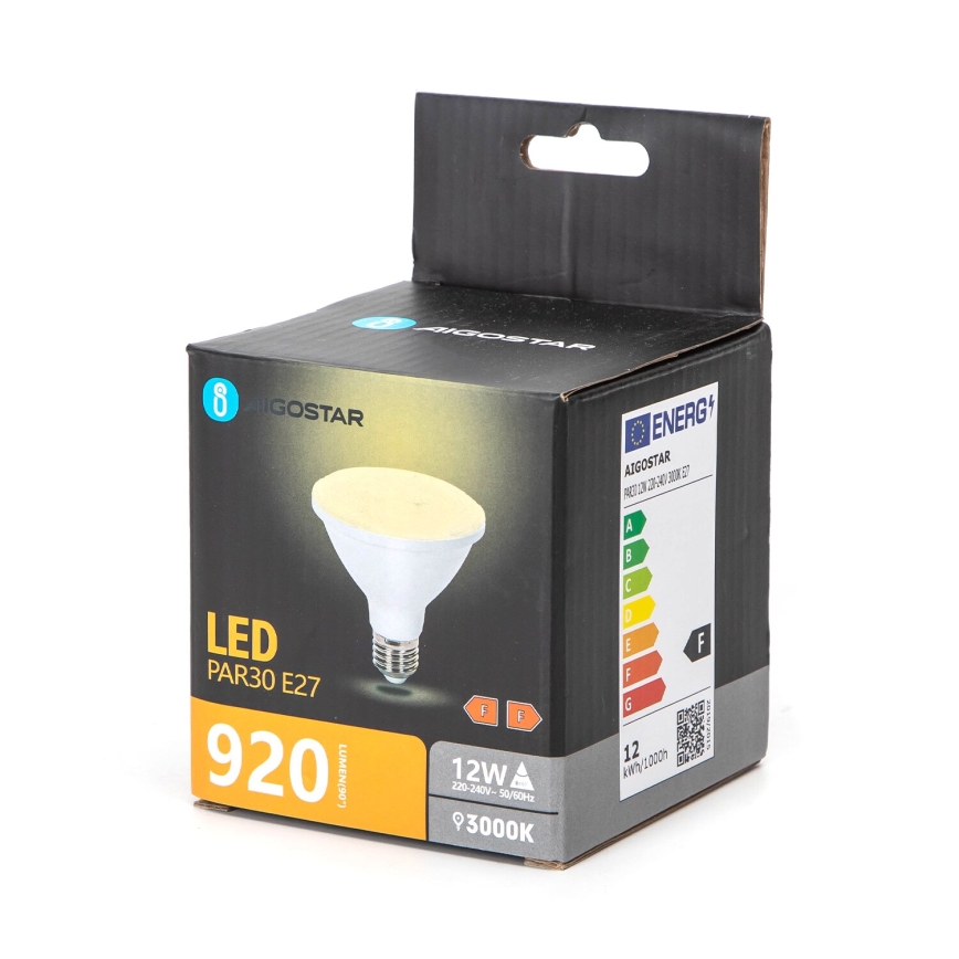 LED-Lampe PAR30 E27/12W/230V 3000K - Aigostar