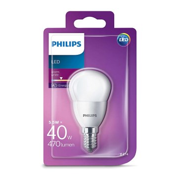 LED-Lampe Philips E14/5,5W/230V 2700K