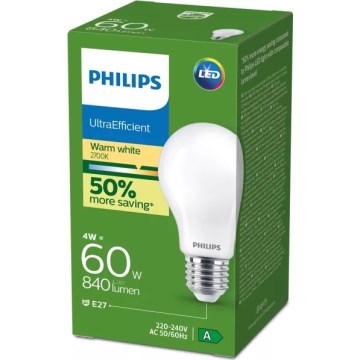 LED-Lampe Philips E27/4W/230V 2700K