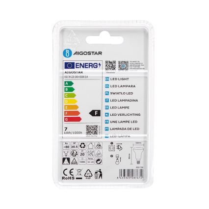 LED-Lampe R50 E14/7W/230V 6500K - Aigostar