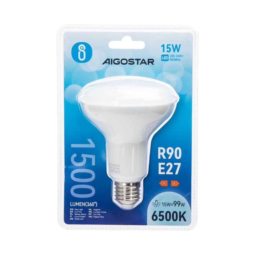 LED-Lampe R90 E27/15W/230V 6500K - Aigostar